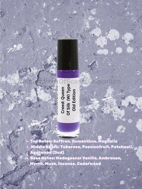 Queen Of Silk (W) Type 1/3 Oz Glass Roll-On Bottle